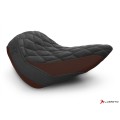 LUIMOTO (Hex-Diamond) Rider Seat Cover for the HARLEY DAVIDSON STREET BOB (2018+)